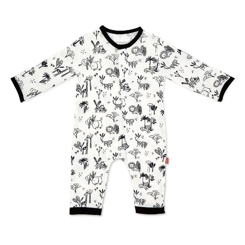 Animal Safari modal magnetic fuss free coverall