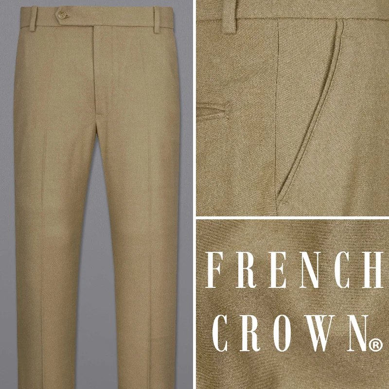 Arrowtown Brown Pure Wool Pant