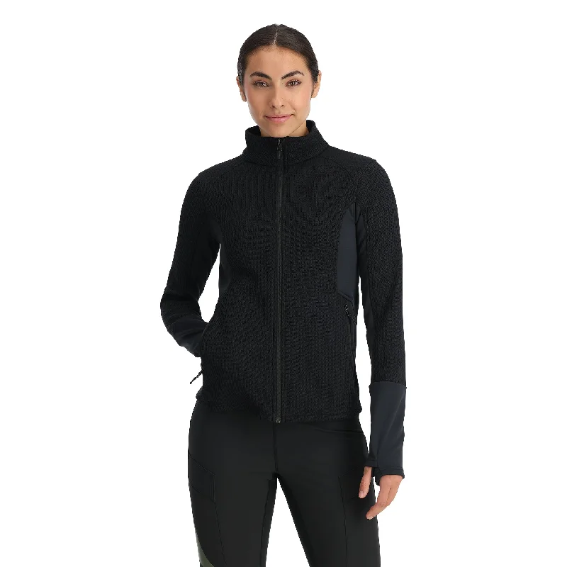 Womens Bandita Full Zip - Black