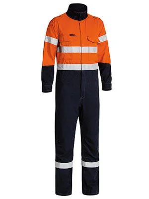 Bisley TenCate Tecasafe® Plus Taped 2 Tone Hi Vis FR Engineered Vented Coverall BC8086T