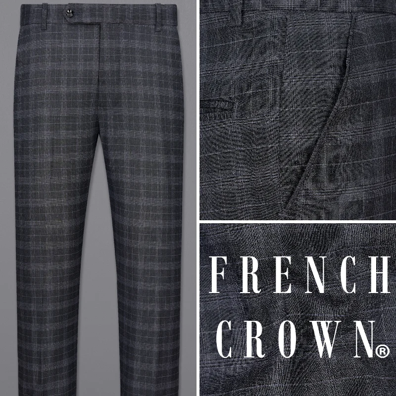 Iridium Dark Gray With Mobster Gray Plaid Pant