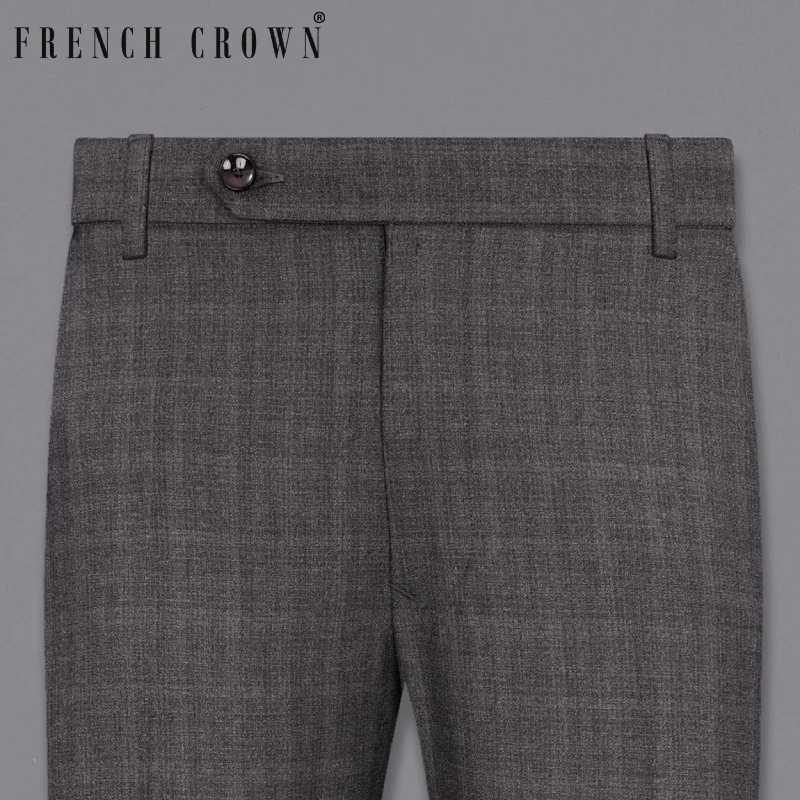 Iridium Gray Plaid Pant