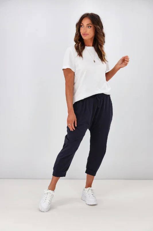 Little White Lie 3/4 Flow Pant Navy