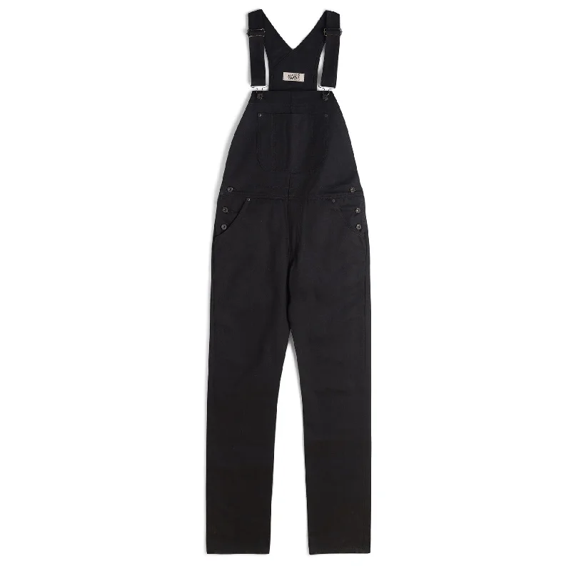 Weird Guy Overalls - Solid Black Selvedge