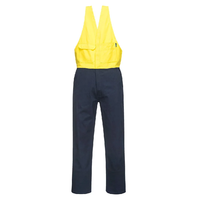 Portwest Hi Vis 2 Tone Regular Weight Action Back Overalls MW311