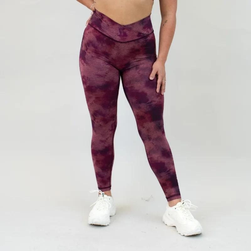 V Waistband Legging 25" - No Front Seam - Mid High Rise