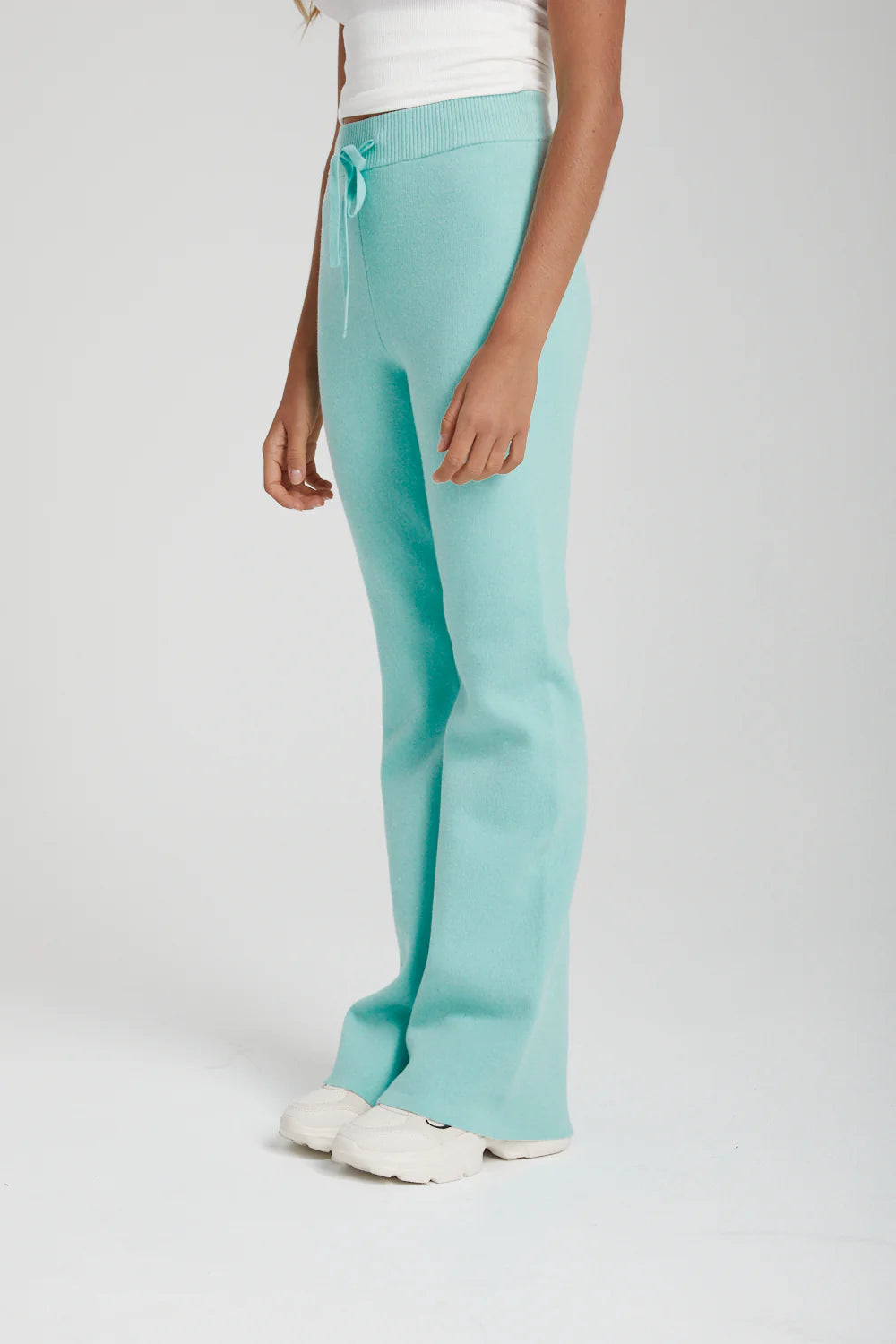 Summi Summi KNIT FLARES - AQUA