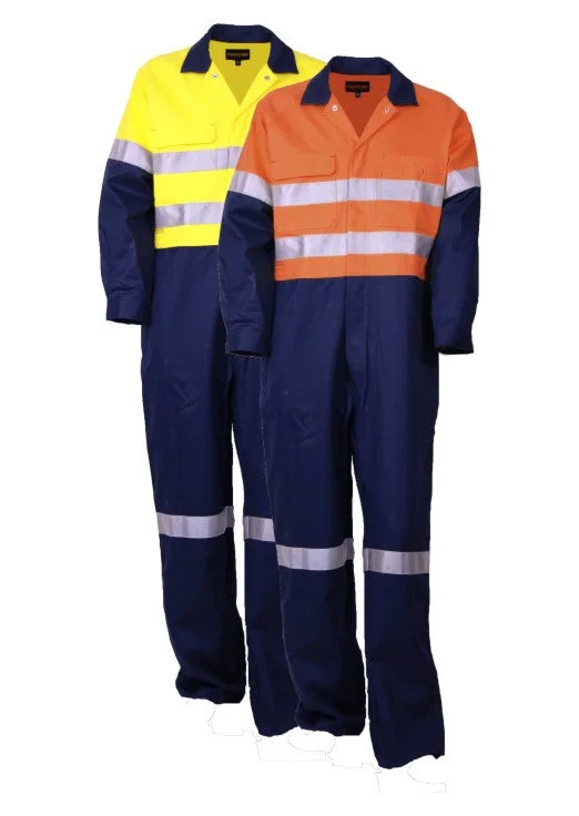 Tru Workwear Regular Weight Cotton Drill Coveralls c/w 3M Reflective Tape DC2180T1