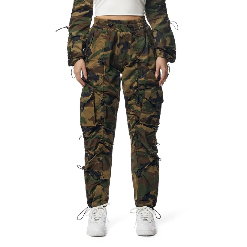 Windbreaker Multi Bungee Joggers - Wood Camo