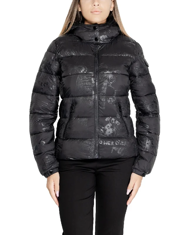 Desigual  Women's Printed Puffer Jacket Black