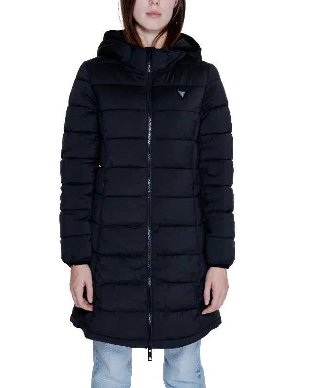 Guess Black Zip-Up Hooded Jacket