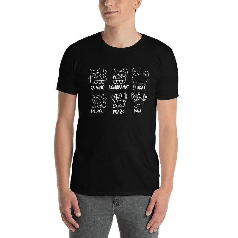 Cat by Artist - Premium T-Shirt