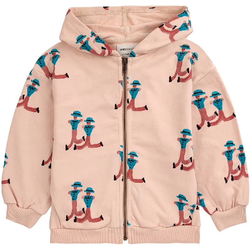 Dancing Giants All Over Zipped Hoodie by Bobo Choses - Last One In Stock - 12-13 Years