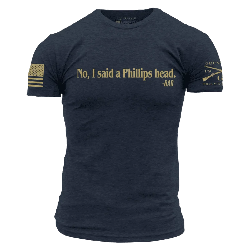 I Said A Phillips Head T-Shirt - Midnight Navy