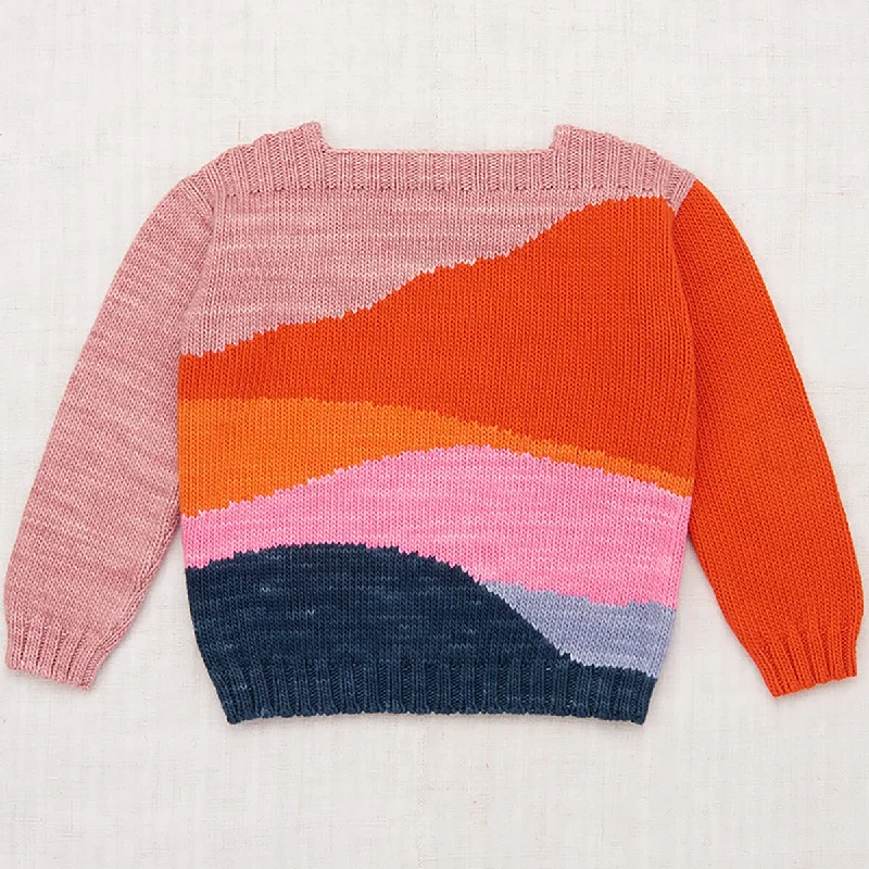 Landscape Sweater in Rose Blush by Misha & Puff