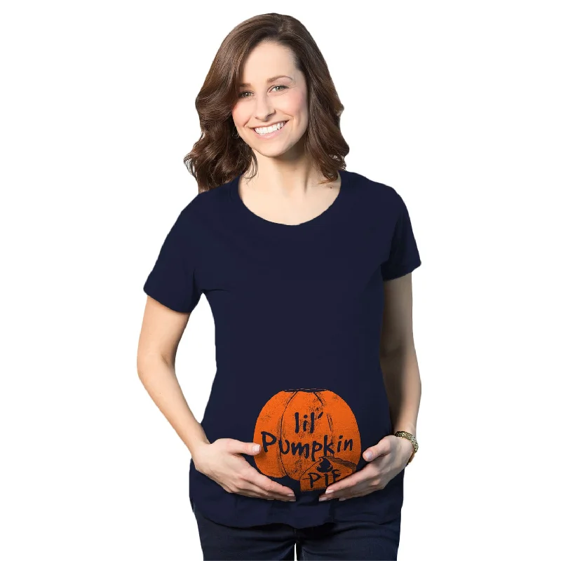 Lil Pumpkin Pie Maternity T Shirt