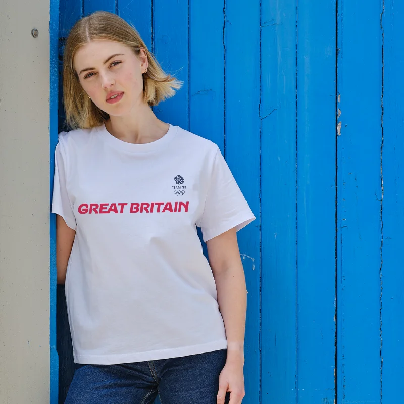 Team GB Pompidou Women's T-shirt White