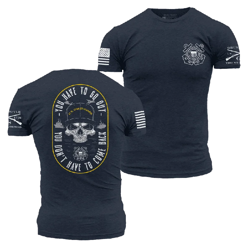 USCG - Guardians Of The Waves T-Shirt - Midnight Navy