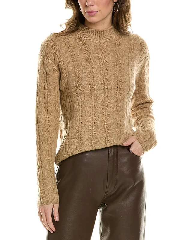 Vince Twisted Cable Wool & Cashmere-Blend Sweater