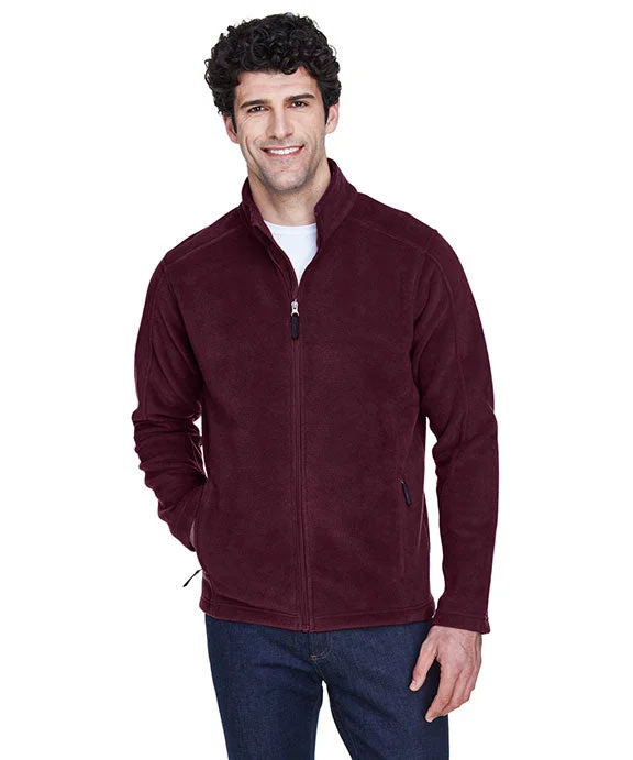 88190 - Core 365 Mens Journey Fleece Jacket | Burgundy