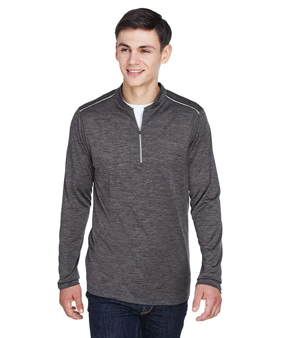 CE401 - Core 365 Mens Kinetic Performance Quarter-Zip | Carbon/Black