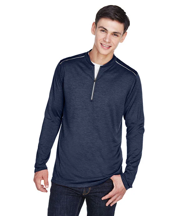 CE401 - Core 365 Mens Kinetic Performance Quarter-Zip | Classic Navy/Carbon