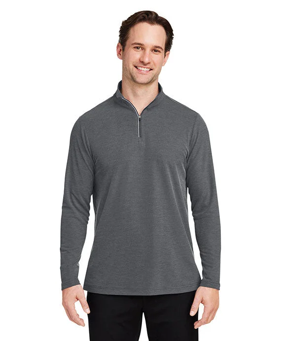 CE405 - Core 365 Mens Fusion ChromaSoft™ Pique Quarter-Zip | Carbon Heather