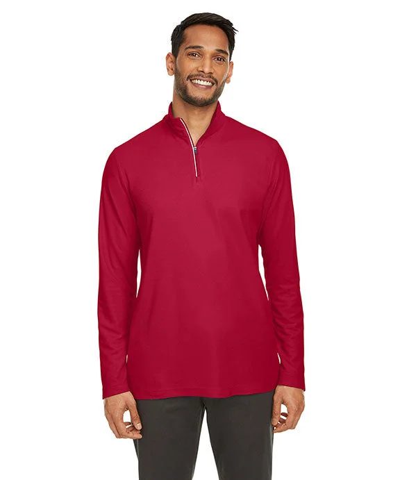 CE405 - Core 365 Mens Fusion ChromaSoft™ Pique Quarter-Zip | Classic Red