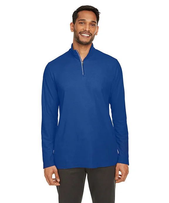 CE405 - Core 365 Mens Fusion ChromaSoft™ Pique Quarter-Zip | True Royal