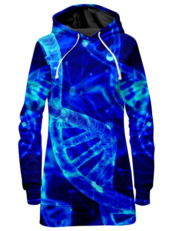 Double Helix Hoodie Dress