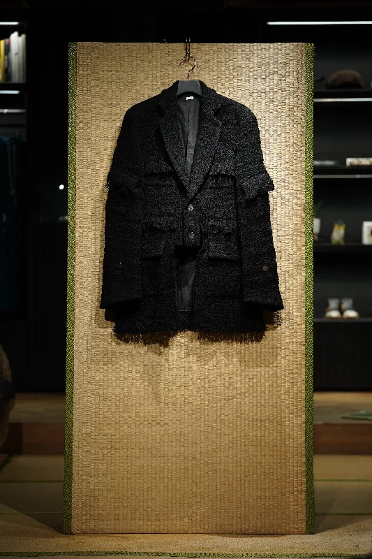 Veiled My Tweed Jacket (Black)