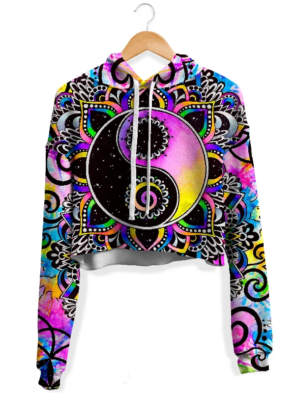 Magical Balance Fleece Crop Hoodie