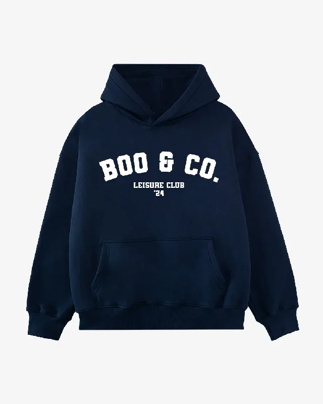 Navy Collegiate Hoodie