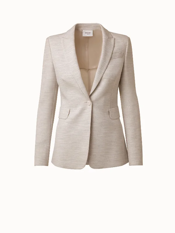 Pebble Crêpe Blazer