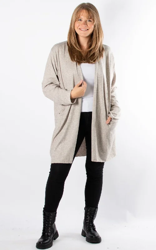 Soft Knit Cardigan | Oat