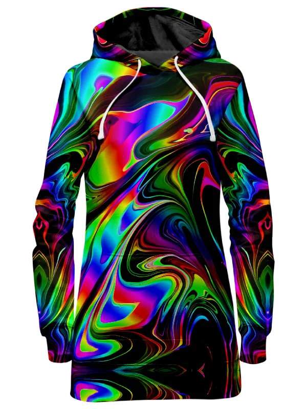 That Glow Flow Hoodie Dress