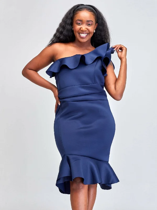 Dewuor Honey Dress - Navy