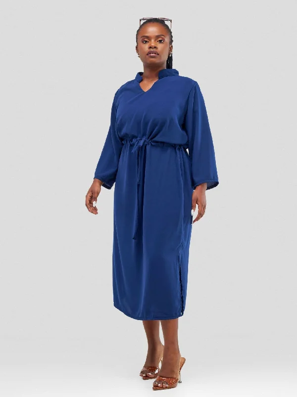 Dewuor Sati Dress - Navy Blue