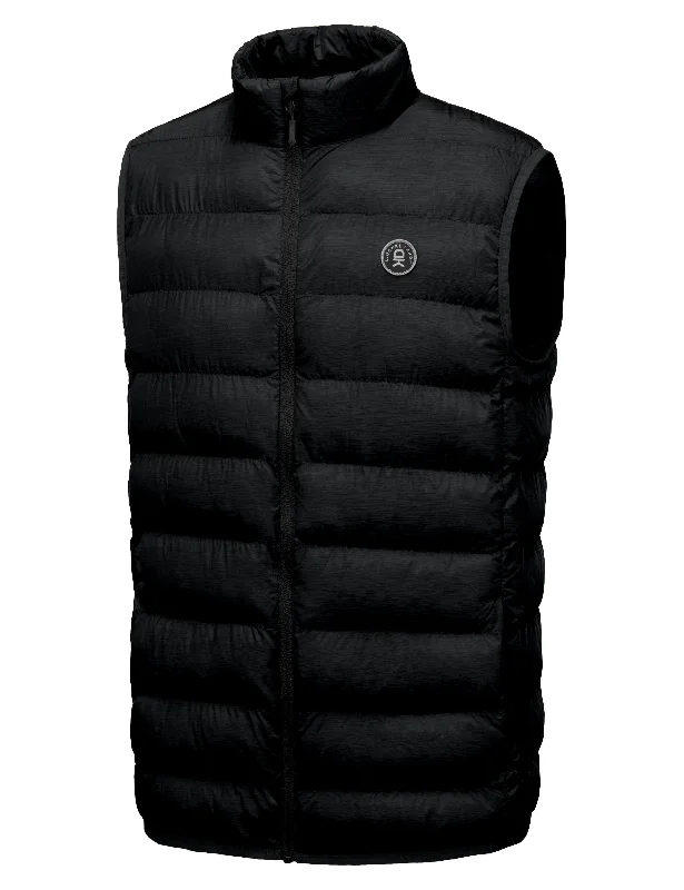 Men's  Warm Puffer Vest Thermal Golf Sleeveless Jacket for Outdoor Hiking Travel Casual