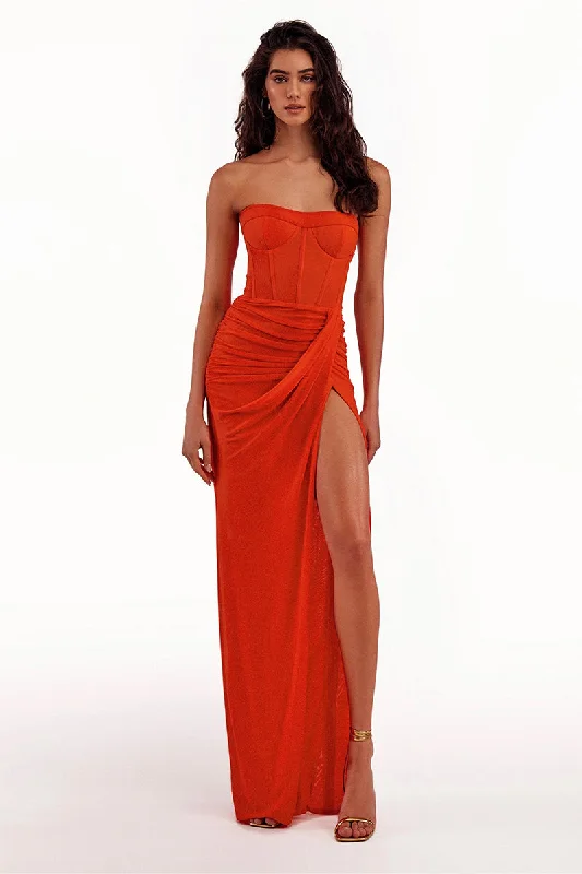 Dream Bodycon Strapless Maxi Dress