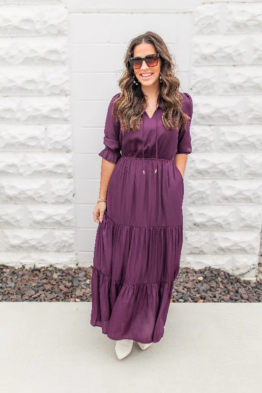 The Plum Enchantment Dress