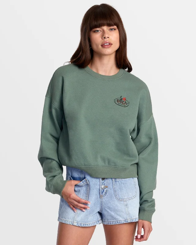 Court Crew Neck Sweatshirt - Jade