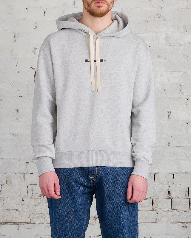 Jil Sander+ Chest Logo Hooded Sweatshirt Powder Green