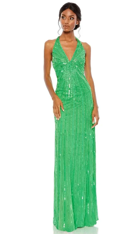 Mac Duggal 10898 - Halter Sequin Evening Dress