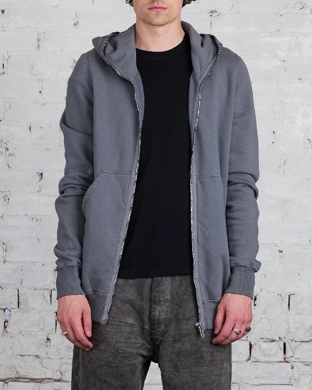 Rick Owens DRKSHDW Gimp Zip Hood Felpa Stone