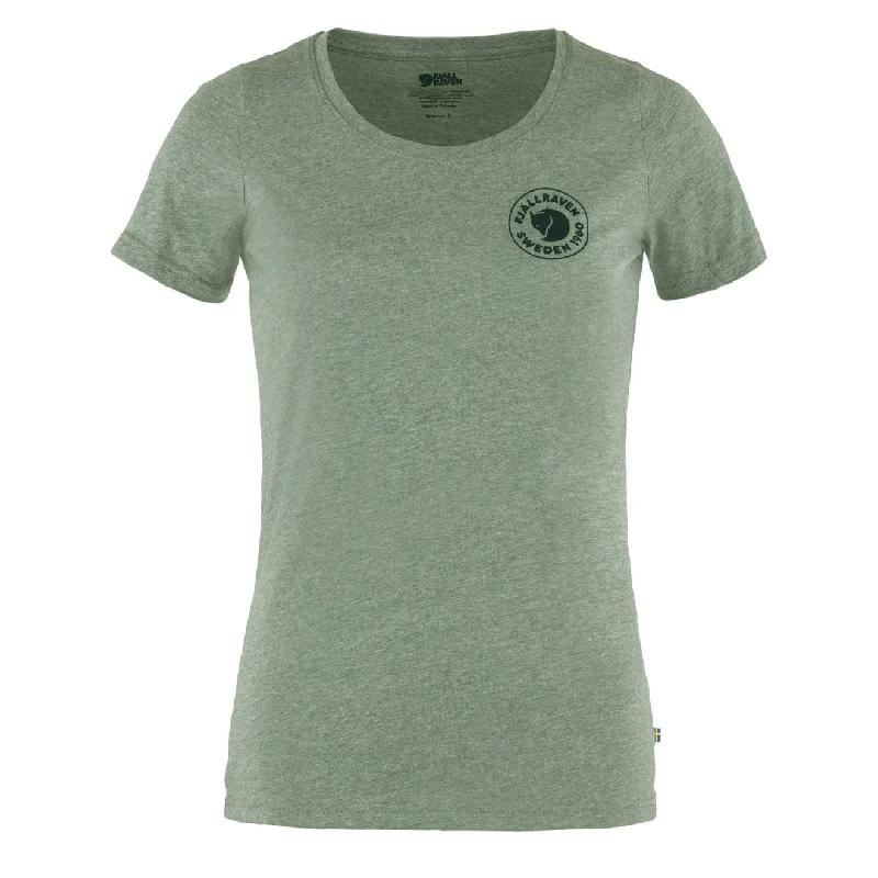 Fjallraven Womens 1960 Logo T-Shirt Patina Green / Melange