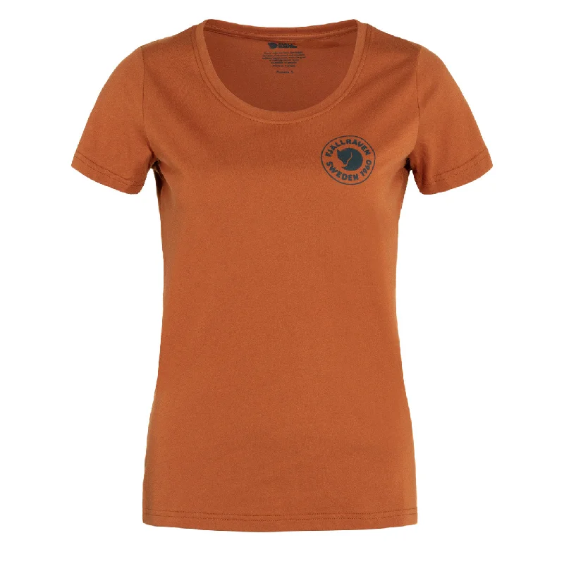 Fjallraven Womens 1960 Logo T-Shirt Terracotta Brown