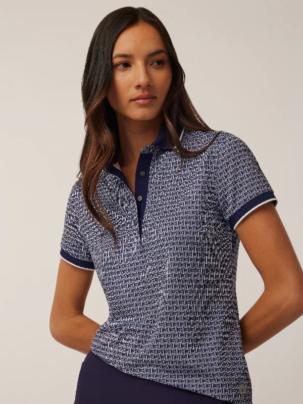 Monogram Scarlett Polo