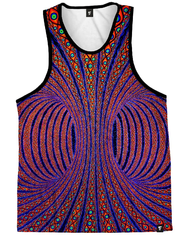 Neon All Seeing Torus Unisex Tank Top