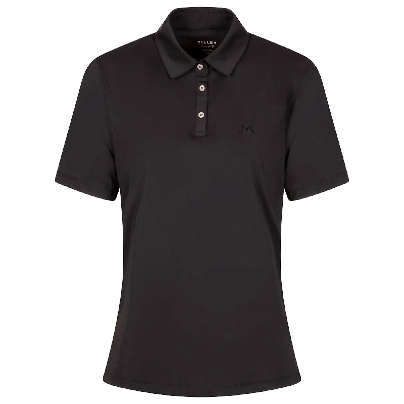 Womens Caddy Polo Black - AW24